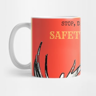 Safety First! - Abstract fun gaming angry fireball monster lava orc goblin Mug